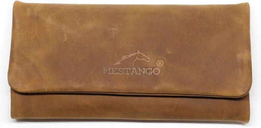 Mestango Shadows Καπνοθήκη από Καφέ Δερματίνη με Μαγνητικό Κούμπωμα 15.5x8εκ.