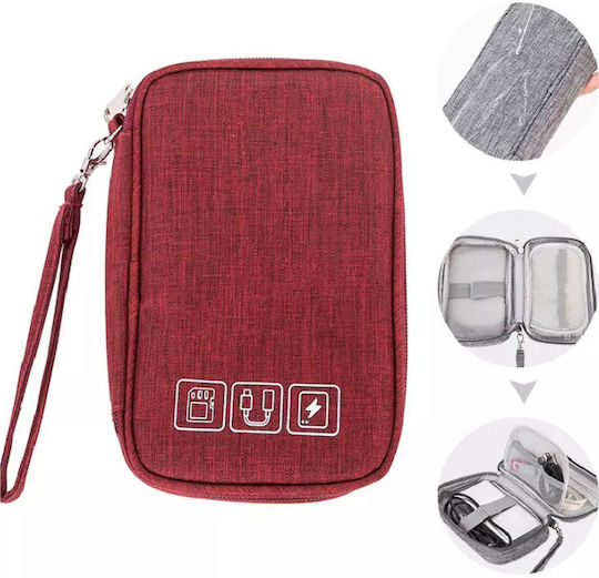 Smart Travel 19x12x3,5εκ Червен 1бр