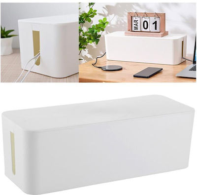 Aria Trade Cable Box 23.5x11.5x12 cm White (AT0000944)