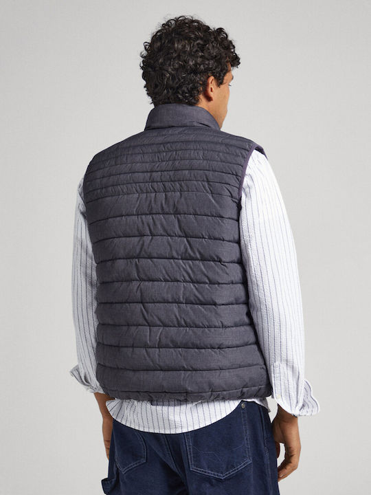 Pepe Jeans M Men's Sleeveless Puffer Jacket Blue