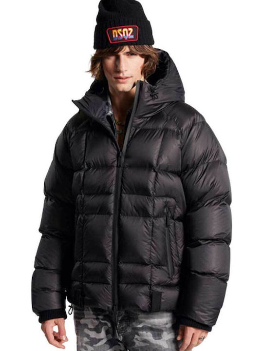 Geacă de Iarnă Puffer Neagră