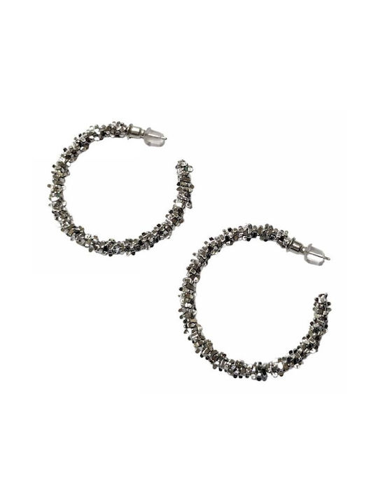 Tatu Moyo Earrings Hoops made of Silver