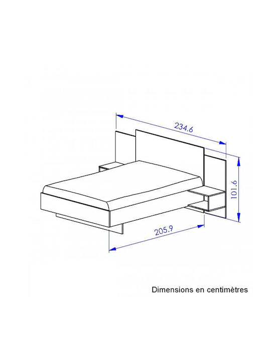 Σετ Комплект Спалня Mimizan 140x200бр 3бр
