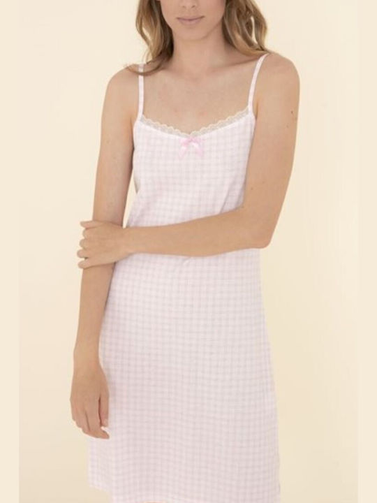 Noidinotte Summer Women's Nightdress Pink 2334 LA2334