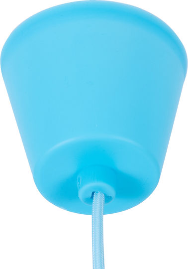 GloboStar Cablito Ceiling Light Light Blue with E27 Socket 4x110x110cm