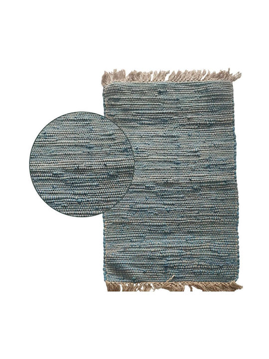 Atmosphera Rug Rectangular Summer Cotton Blue