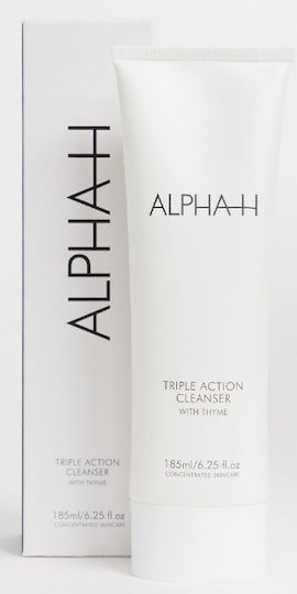 Alpha H Triple Action Cleanser Gel Cleansing Face for Acne-Prone Skin 185ml