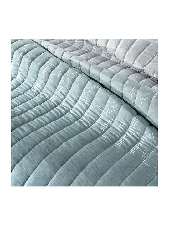 Guy Laroche Dotty Κουβερλί Υπέρδιπλο Aqua 220x240cm