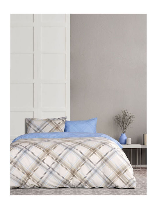 Kocoon Cube Coverlet Single from Cotton & Polyester Beige 160x240cm