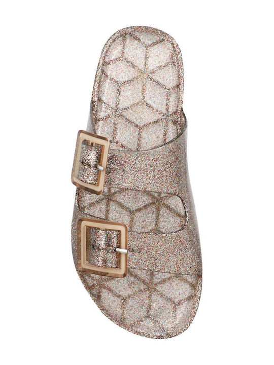 Γυναικεία Σανδάλια Gold Buckle