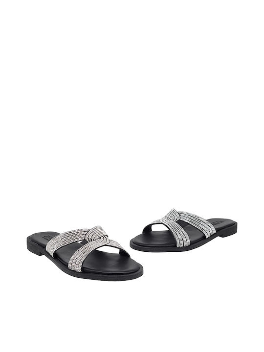 Fitrakis Collection Women's Flat Sandals in Silver Color