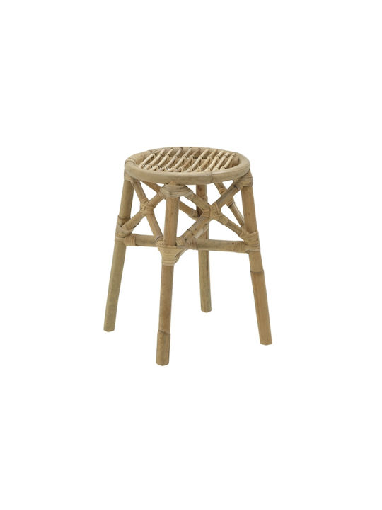 Taburet Din Rattan Natural 31x31x45cm Taburet Din Rattan Natural 31x31x45cm