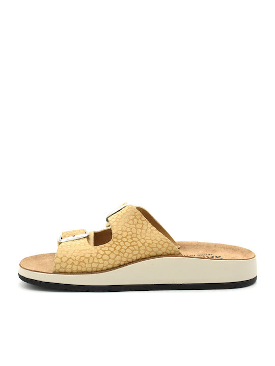 Din piele Sandale casual damă Anatomici în Culoare Bej