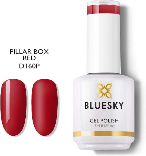 Bluesky BSGR Ημιμόνιμο Βερνίκι Νυχιών Pillar Box Red 11P 15ml