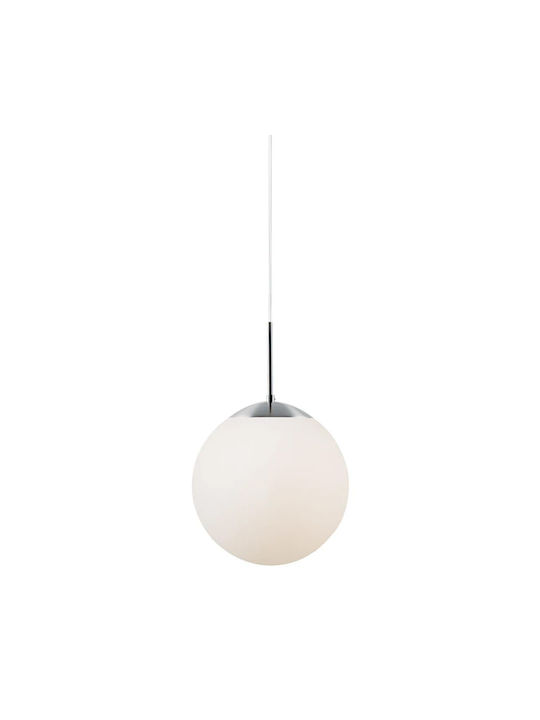 Nordlux Cafe Pendant Light Single-Light Ball for Socket E27 White