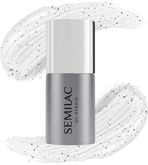 Semilac No Wipe Stone Effect Deckschicht für Gel-Nagellacke Matt 7ml