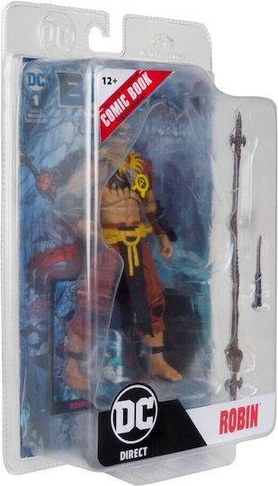 Mcfarlane Toys DC Comics Robin Fighting The Frozen Page Punchers Action Figure 18cm
