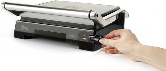 Black & Decker BXGF2200E Sandwich Maker Grill 2200W Black