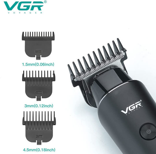VGR Rechargeable Hair Clipper Black V-937