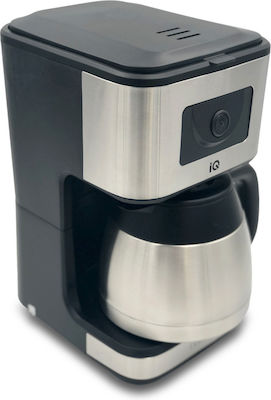 IQ Mașină de cafea cu filtru 900W Argint