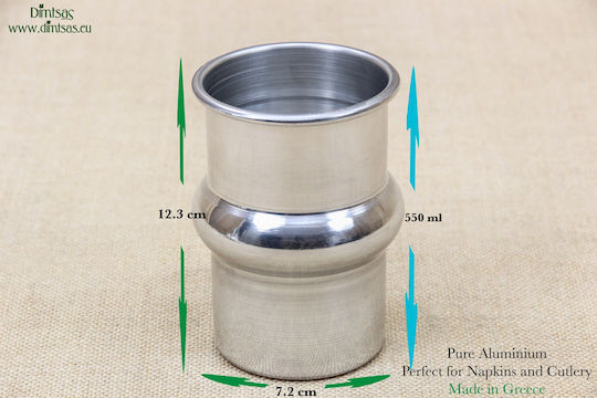 Serviettenhalter Silber 7.2x7.2cm DISM0118