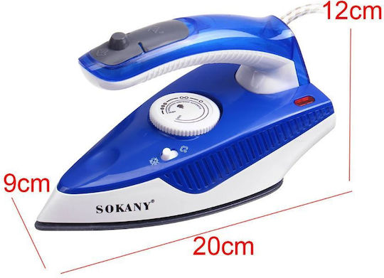 Sokany PL-388 Travel Iron Steam 1000W with Ceramic Plate