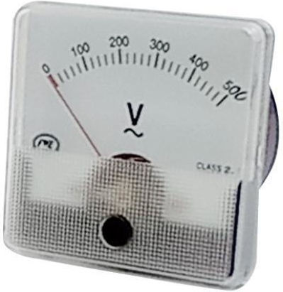 KAL Electronics Βολτόμετρο Ηλεκτρολογικού Πίνακα Αναλογικό Μονοφασικό 0325