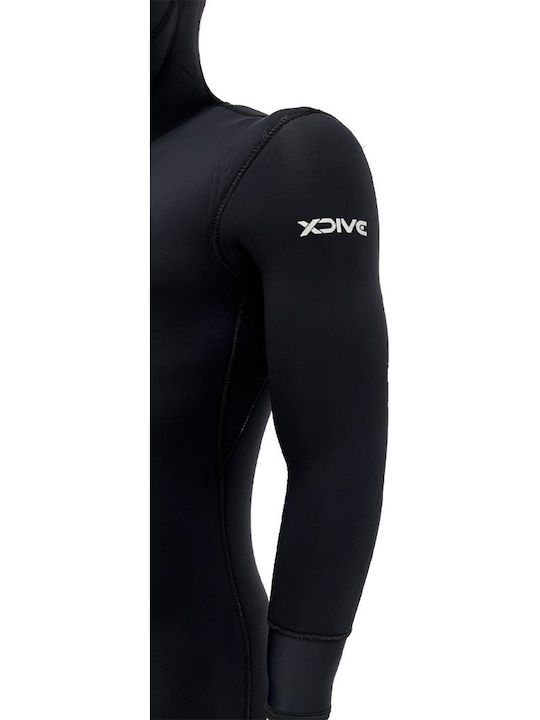 XDive Delta Ganzkörperanzug Tauchen Schwarz 7mm