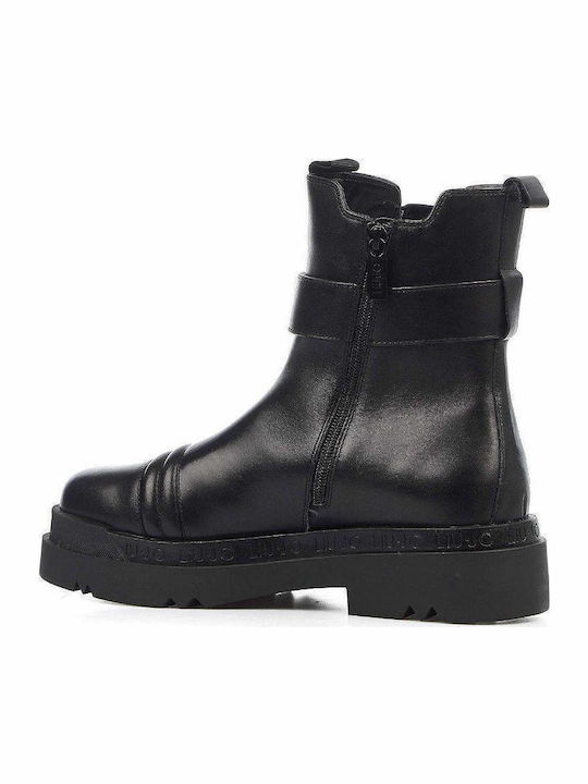 Liu Jo Love Ankle Boots Μαύρα