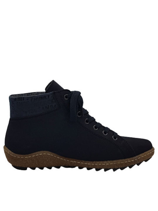 Rieker Boots Blue L7502-14