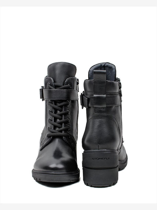 Stonefly TRESY 9 Women's Combat Boots Black