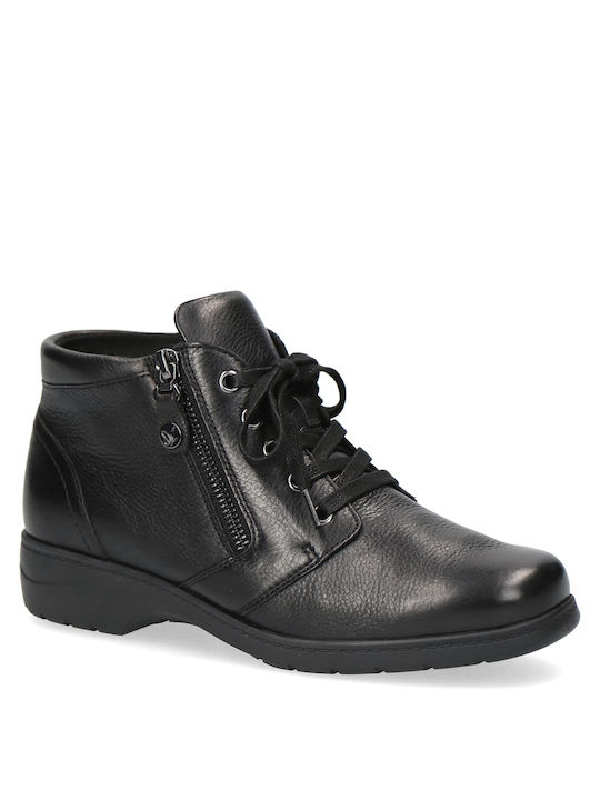 Caprice Women's Leather Boots Black