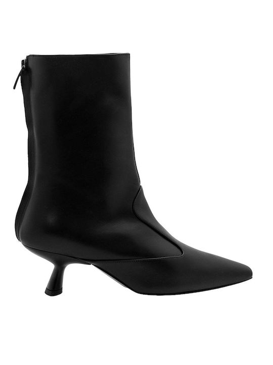 Paola d' Arcano Women's Leather Boots Black