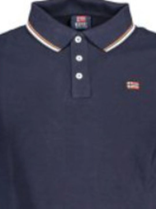 Polo Short Sleeve Blouse Blue