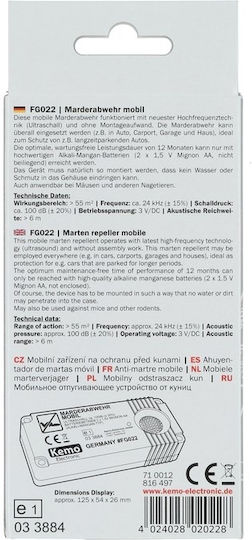 Kemo Ultraschallabwehrgerät Nagetiere