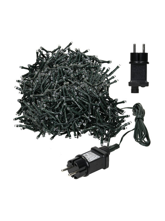 1500 Lights LED 30m. Warm White in String 1pcs
