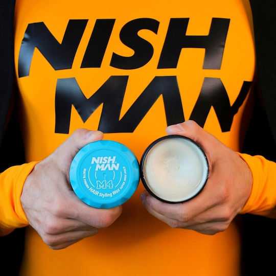 NISHMAN Matte Finish Super High Hold M4 Πηλός για Πολύ Δυνατό Κράτημα & Ματ Αποτέλεσμα 100ml