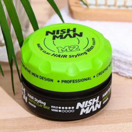 NISHMAN Matte Clay Wax Keratin Argile M2 Свещ