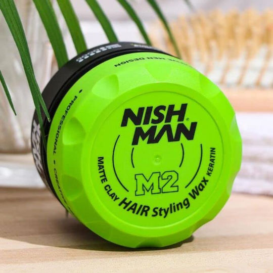 NISHMAN Matte Clay Wax Keratin Argile M2 Свещ