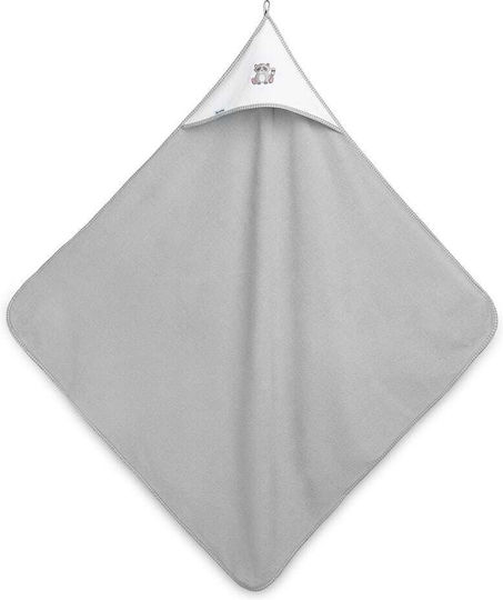 Sensillo Hooded Baby Bath Towel Gray