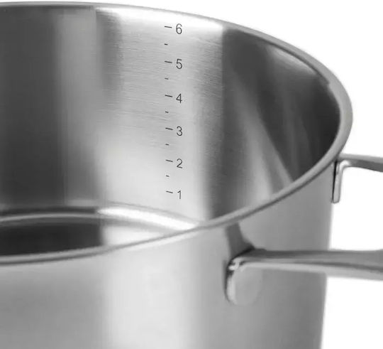 Lacor Foodie Edelstahl Schnellkochtopf Kapazität 7Es mit Durchmesser 24cm.