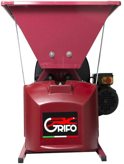 Grifo Ηλεκτρικός Σπαστήρας Σταφυλιών με Διαχωριστήρα για Παραγωγή έως 1500 kg/h