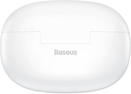 Baseus Bowie MZ10 In-ear Bluetooth Handsfree Căști cu Carcasă de Încărcare Alb