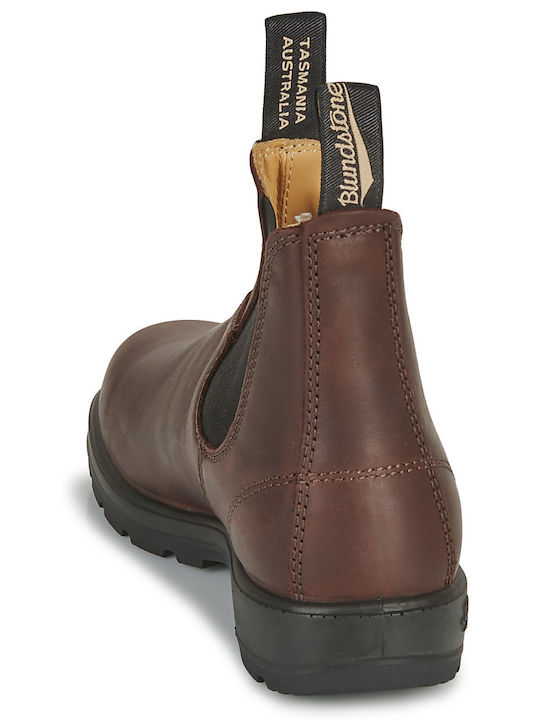 Damen Chelsea Stiefeletten Burgundisch