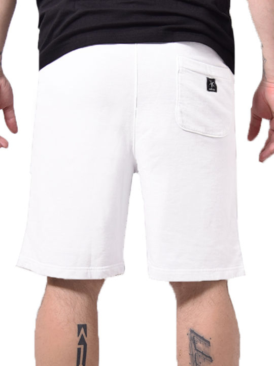 Shaikko Men's Athletic Shorts White