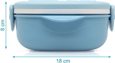 Kiokids Edelstahl Kinder Lunchset 0.45Es Blau