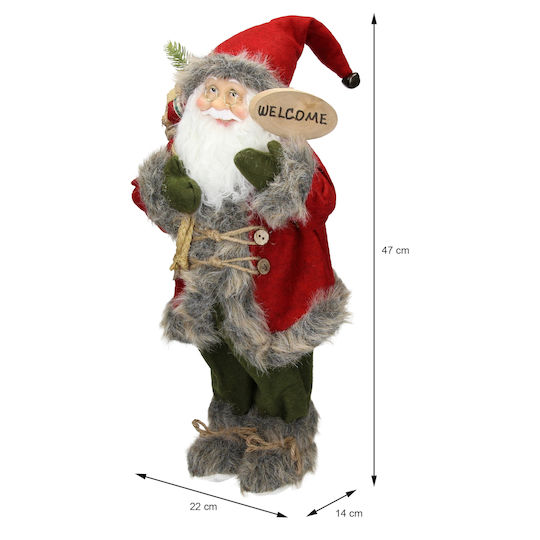 Decorativ Moș Crăciun 57cm.