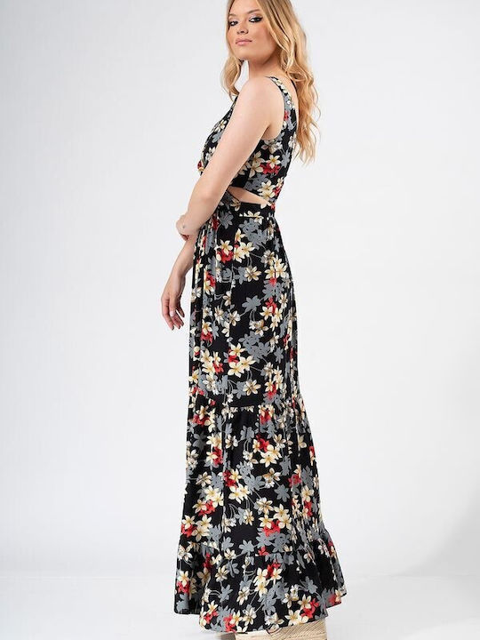 Bellino Summer Maxi Dress Black