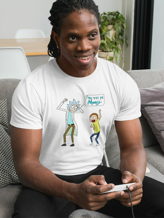 T-shirt Rick And Morty σε Μαύρο χρώμα