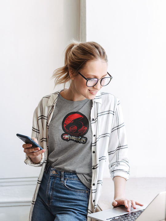 Softworld Thundercats Logo Tricou Gri tlg1-070623